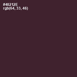 #40212E - Crater Brown Color Image