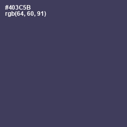 #403C5B - Voodoo Color Image