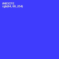 #403CFE - Purple Heart Color Image