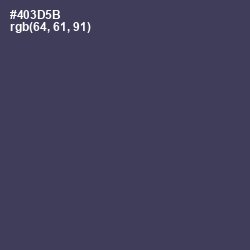 #403D5B - Voodoo Color Image