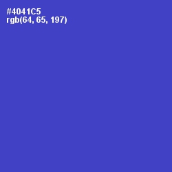 #4041C5 - Indigo Color Image