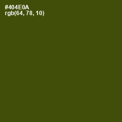 #404E0A - Bronze Olive Color Image