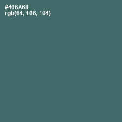 #406A68 - Blue Bayoux Color Image