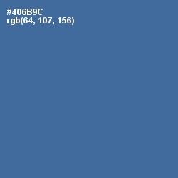 #406B9C - Kashmir Blue Color Image