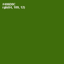 #406D0C - Green Leaf Color Image
