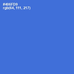 #406FD9 - Indigo Color Image