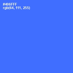 #406FFF - Royal Blue Color Image