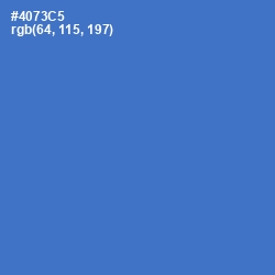 #4073C5 - Indigo Color Image