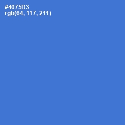 #4075D3 - Indigo Color Image