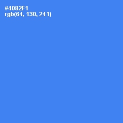 #4082F1 - Havelock Blue Color Image