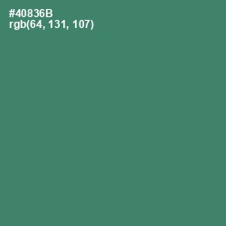 #40836B - Viridian Color Image