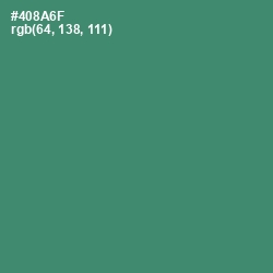 #408A6F - Viridian Color Image