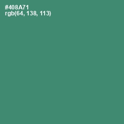 #408A71 - Viridian Color Image