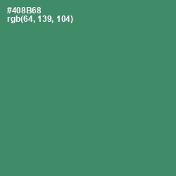 #408B68 - Viridian Color Image