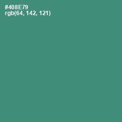 #408E79 - Viridian Color Image