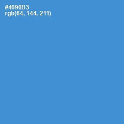 #4090D3 - Havelock Blue Color Image