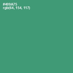 #409A75 - Viridian Color Image