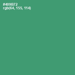 #409B72 - Viridian Color Image