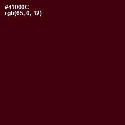 #41000C - Burnt Maroon Color Image