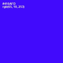 #410AFD - Purple Heart Color Image