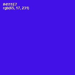 #4111E7 - Purple Heart Color Image