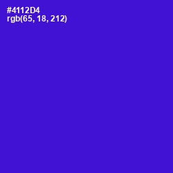#4112D4 - Purple Heart Color Image