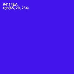 #4114EA - Purple Heart Color Image