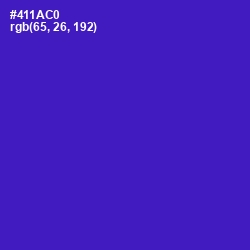 #411AC0 - Purple Heart Color Image