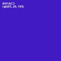 #411AC3 - Purple Heart Color Image