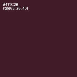 #411C2B - Wine Berry Color Image