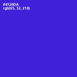 #4120DA - Purple Heart Color Image