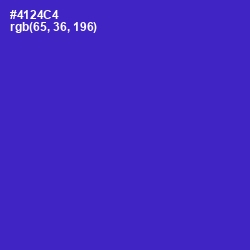 #4124C4 - Purple Heart Color Image