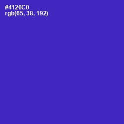 #4126C0 - Purple Heart Color Image