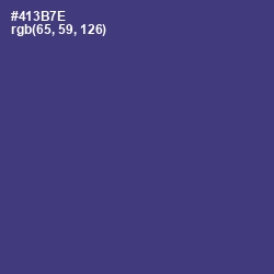 #413B7E - Honey Flower Color Image