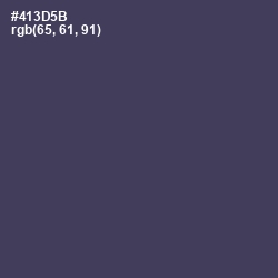 #413D5B - Voodoo Color Image