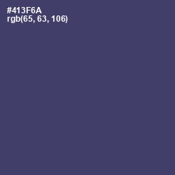 #413F6A - Bossanova Color Image