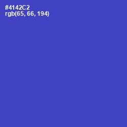 #4142C2 - Indigo Color Image