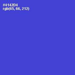 #4142D4 - Royal Blue Color Image