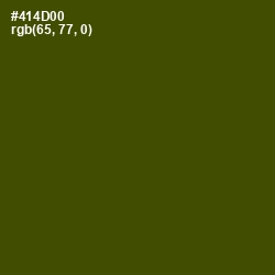 #414D00 - Bronze Olive Color Image
