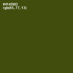 #414D0D - Bronze Olive Color Image