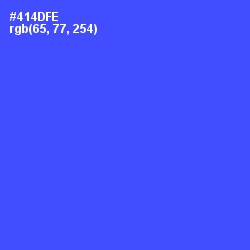 #414DFE - Royal Blue Color Image