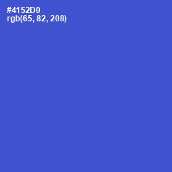 #4152D0 - Royal Blue Color Image