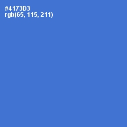 #4173D3 - Indigo Color Image