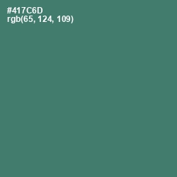 #417C6D - Faded Jade Color Image