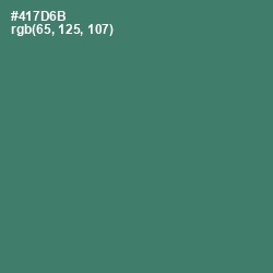 #417D6B - Faded Jade Color Image