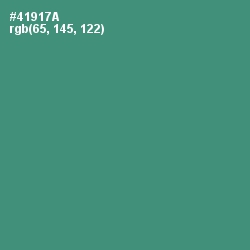 #41917A - Viridian Color Image