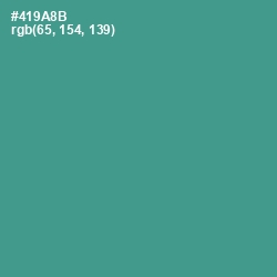 #419A8B - Smalt Blue Color Image