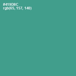 #419D8C - Smalt Blue Color Image