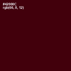 #42000C - Burnt Maroon Color Image