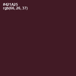 #421A25 - Barossa Color Image